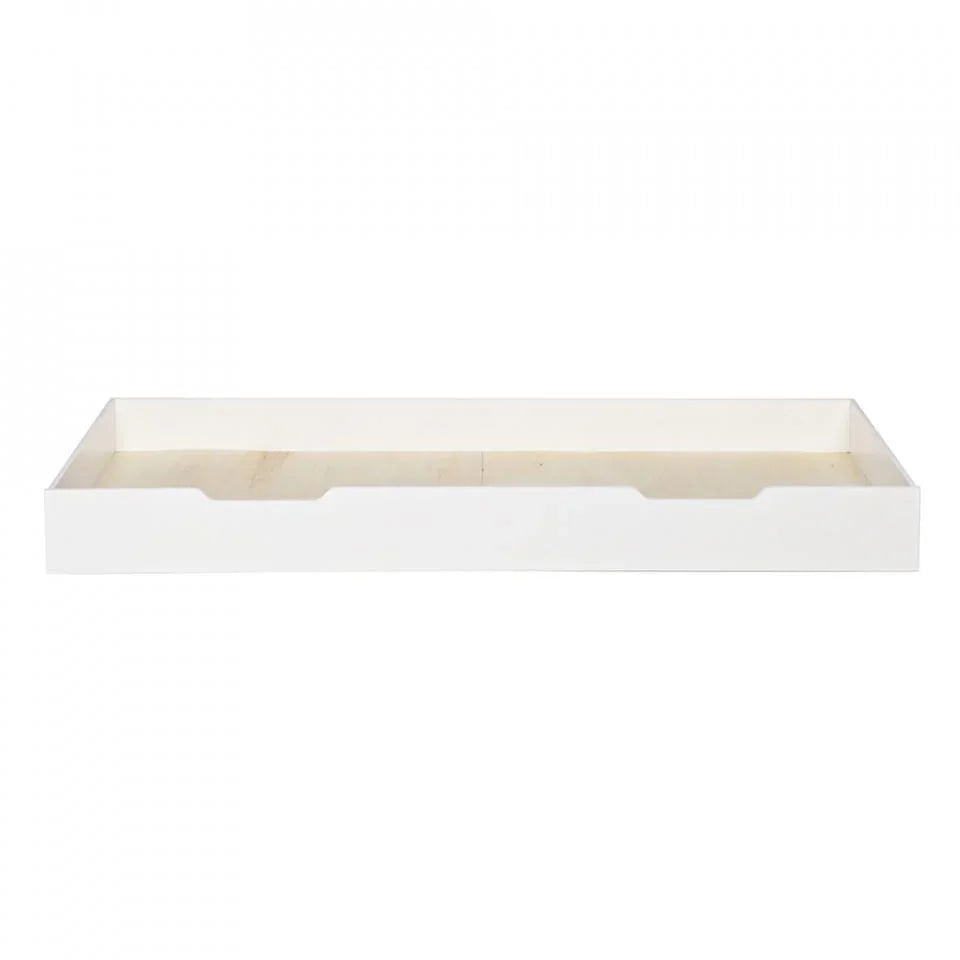 Sertar pat alb din lemn de pin Nikki White - PARIS14A.RO