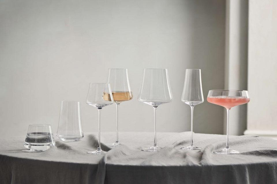 Set 2 pahare transparente din sticla pentru vin 10,4x24 cm Silhouette Red Bolia - PARIS14A.RO
