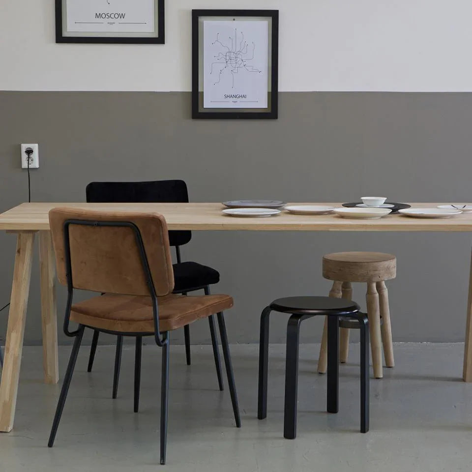 Set 2 picioare pentru masa din lemn de stejar Tablo - PARIS14A.RO