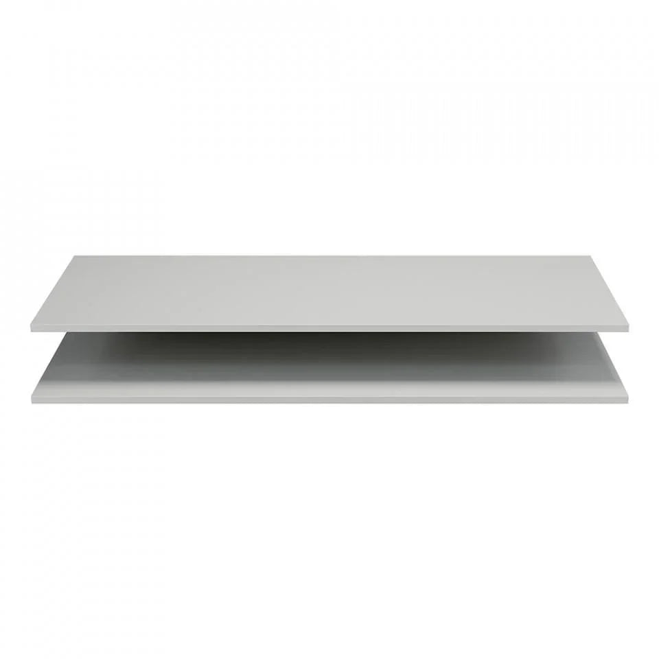 Set 2 rafturi albe din lemn de pin 106 cm Organize - PARIS14A.RO