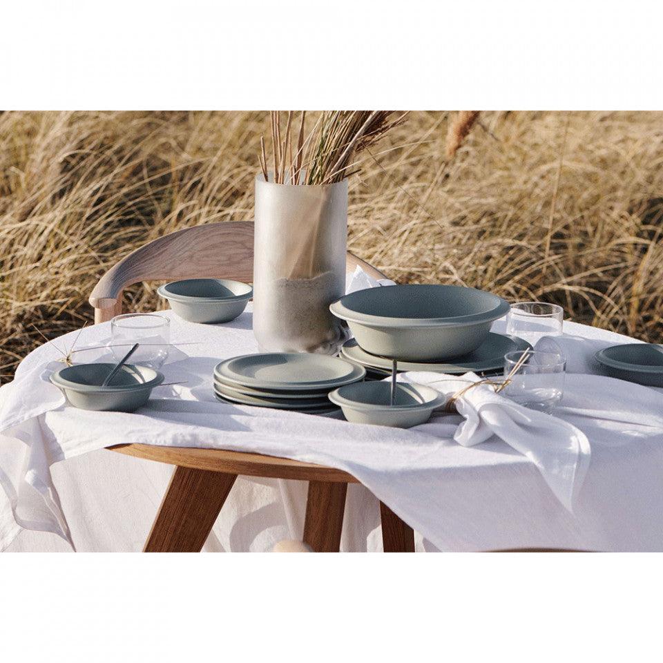 Set 4 prosoape de bucatarie albe din in si bumbac 45x45 cm Soft Collection Bolia - PARIS14A.RO