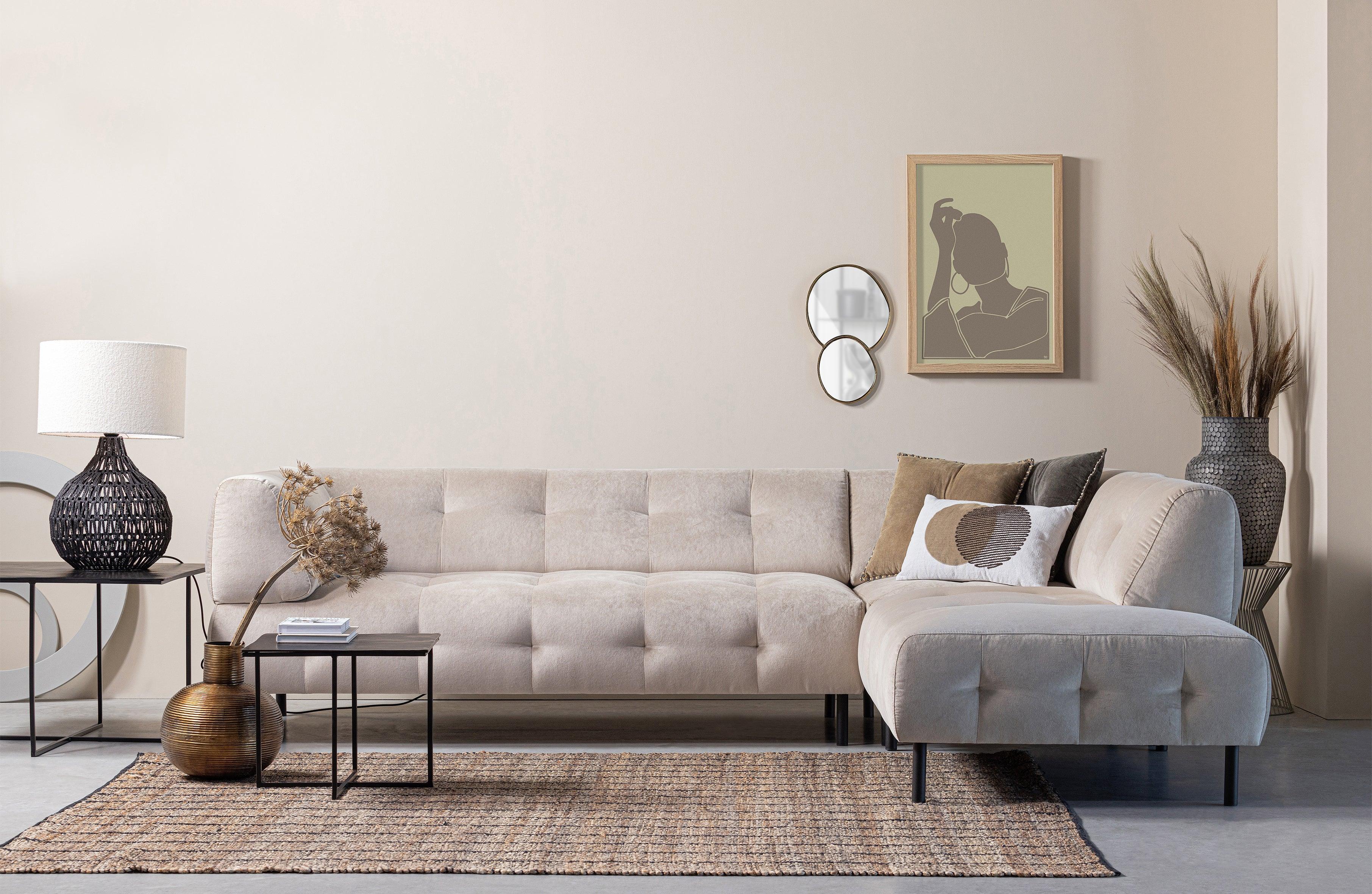 Set de 2 - Olan sidetable metal maro cald - PARIS14A.RO