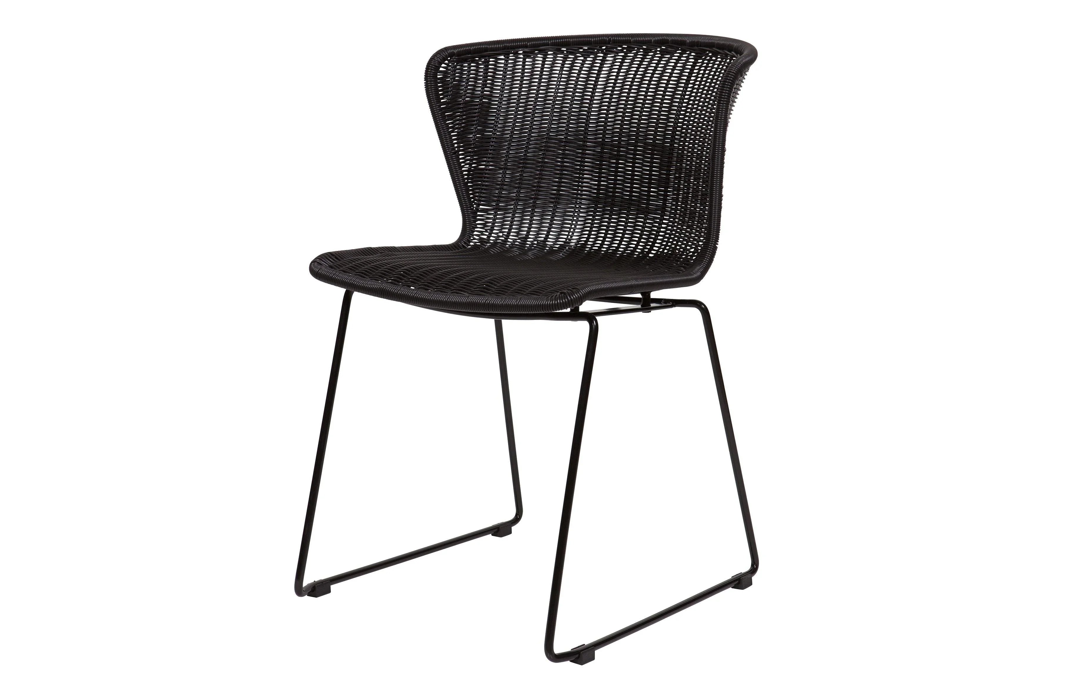 Set de 2 - scaun aripi negru - PARIS14A.RO