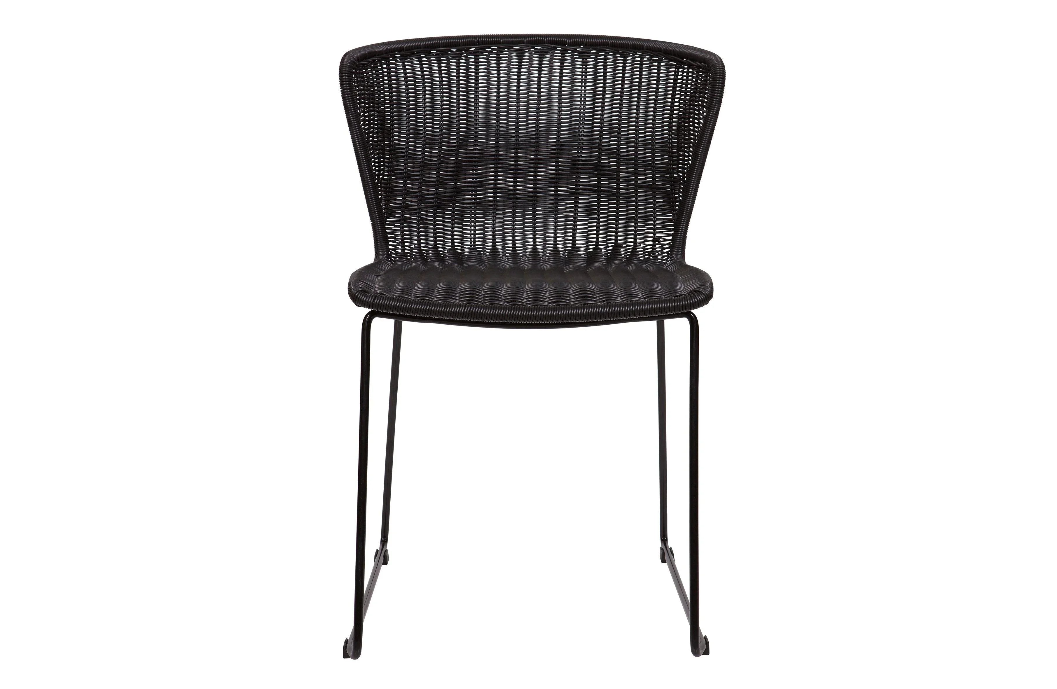 Set de 2 - scaun aripi negru - PARIS14A.RO