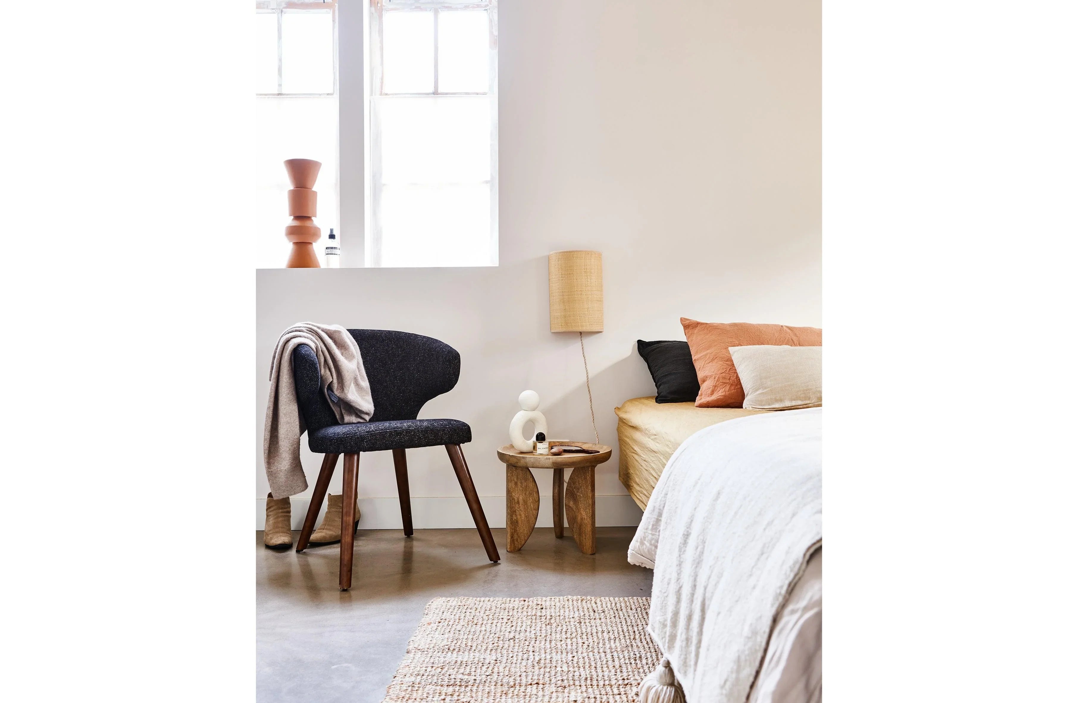 Set de 2 - tocuri inalte sidetabile mango lemn naturel - PARIS14A.RO