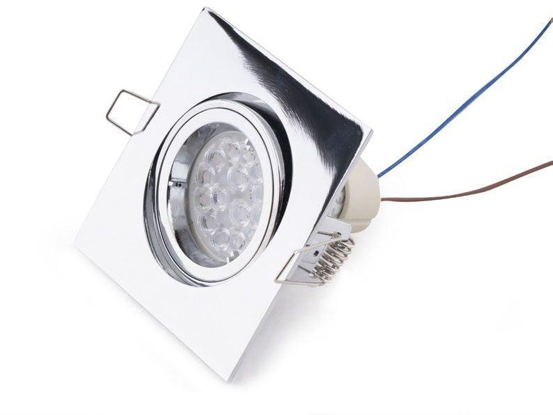 Spot incastrat FINE PATRAT Crom MAXLIGHT H0041 - PARIS14A.RO