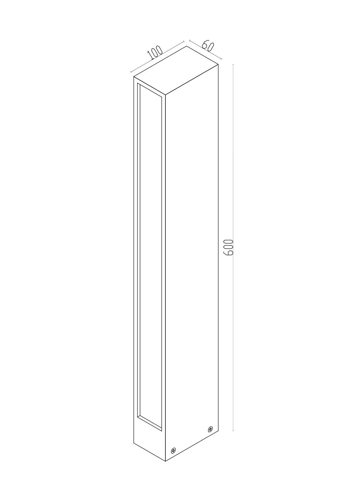 Stalp exterior Hof Maytoni Outdoor O422FL-L12GF - PARIS14A.RO