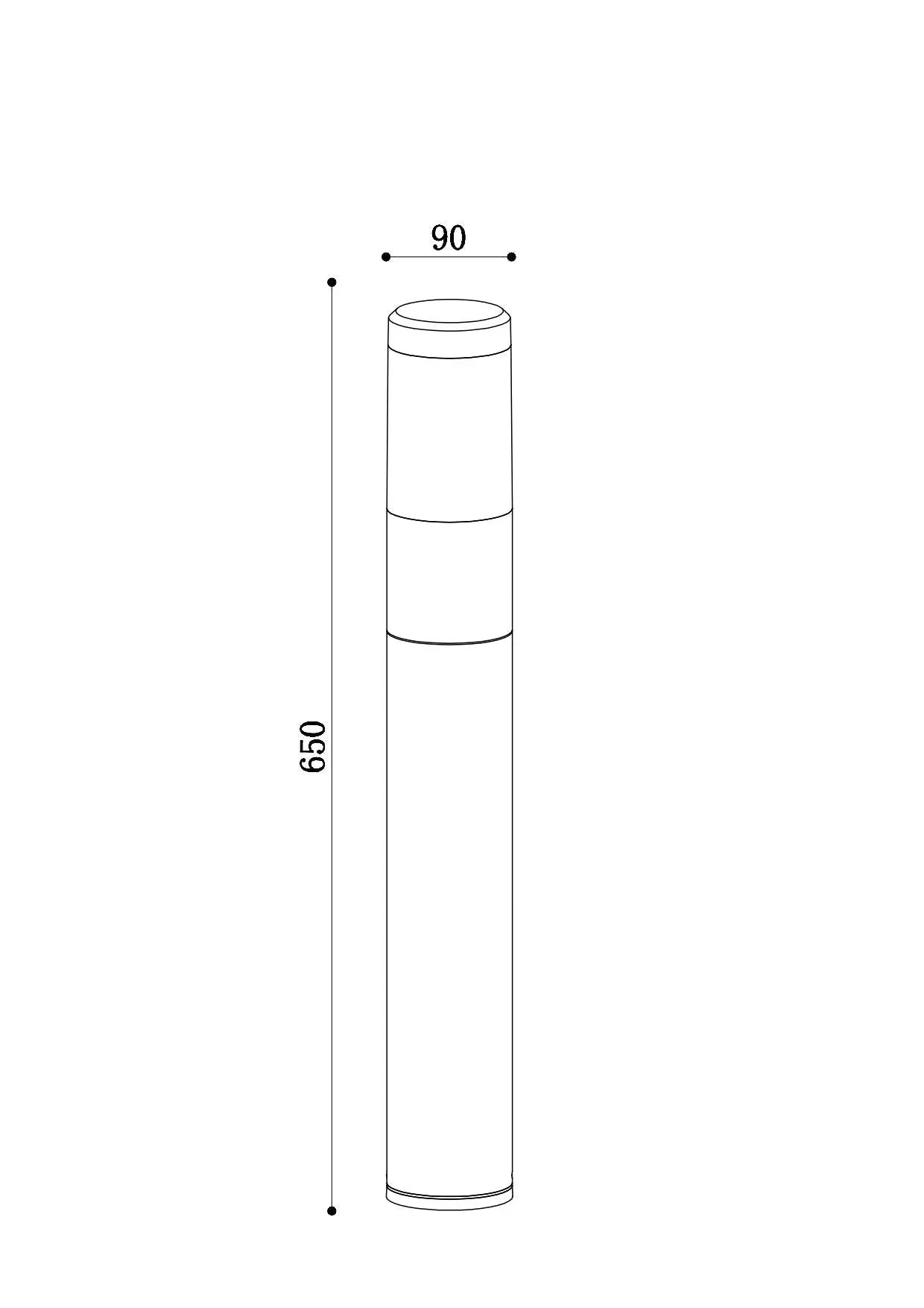 Stalp exterior Koln Maytoni Outdoor O590FL-L8B4K1 - PARIS14A.RO