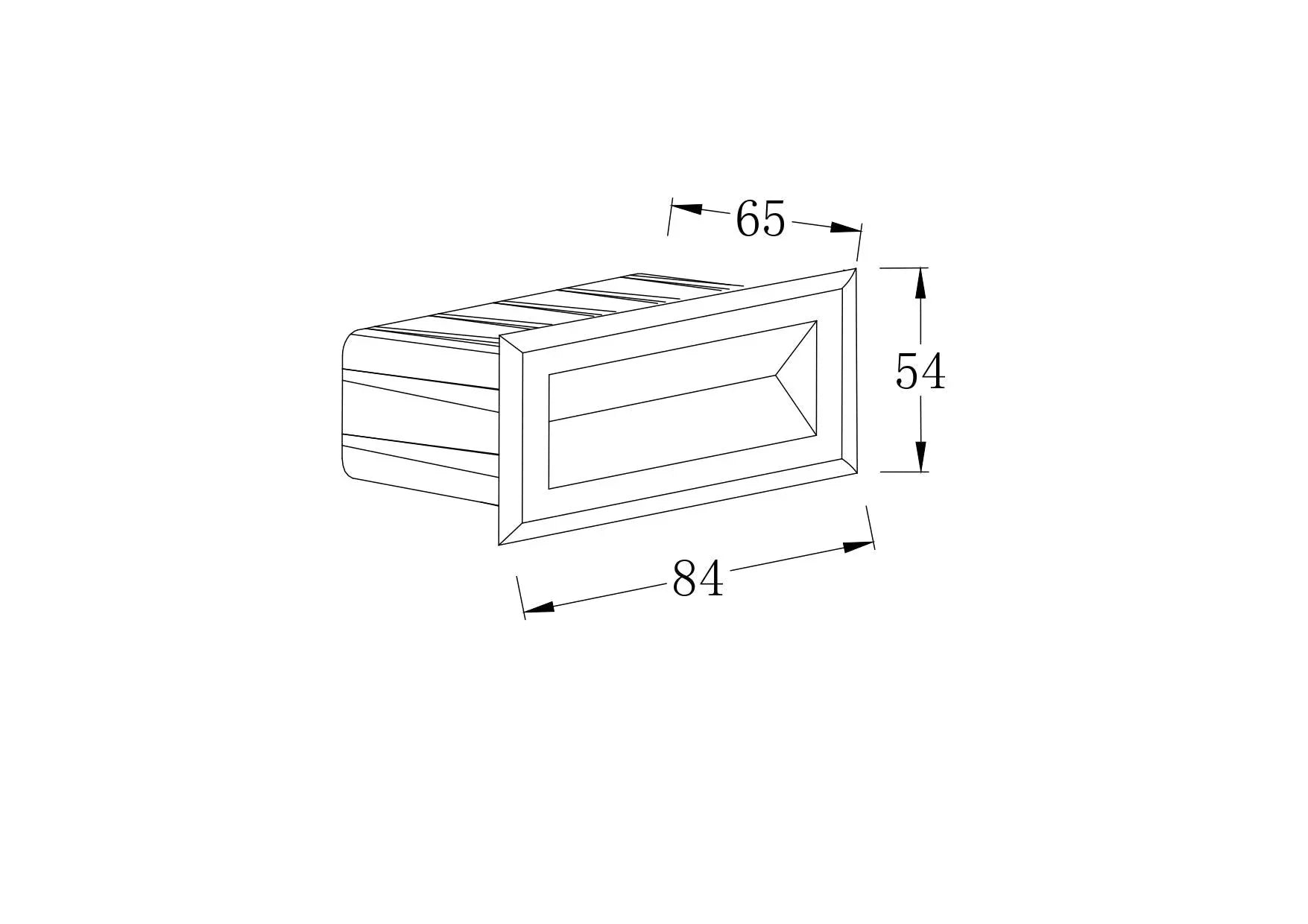 Step Light Bosca Maytoni Outdoor O045SL-L3B3K - PARIS14A.RO