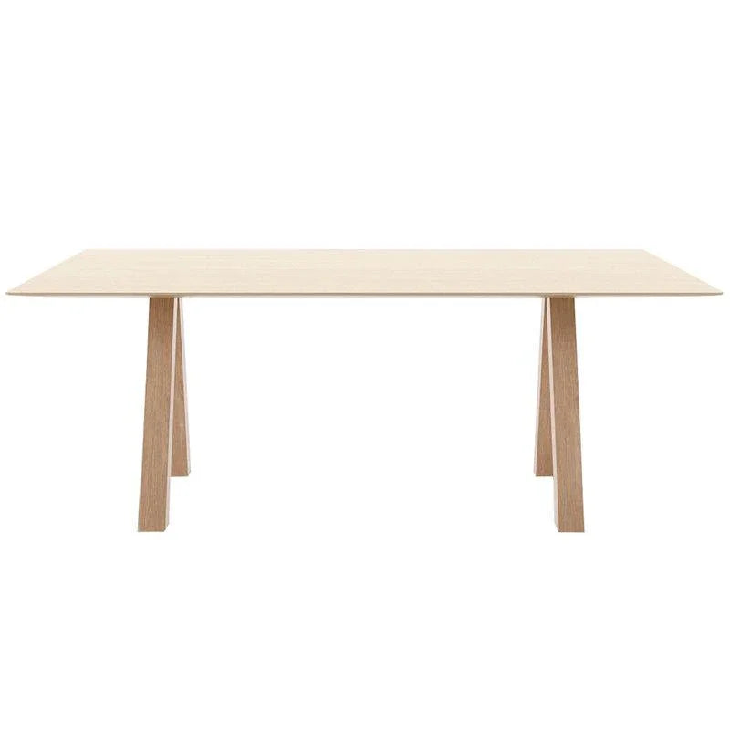 Tabelul de trestie 200 x 90 cm, stejar mat - PARIS14A.RO