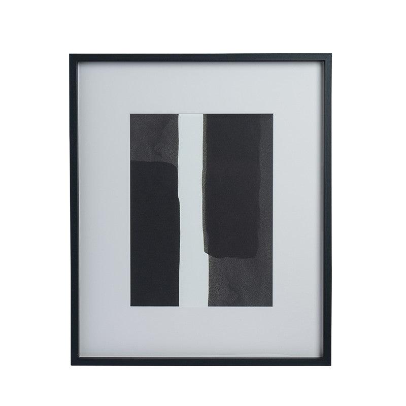 Tablou alb/negru din lemn si sticla 52x62 Panaca LifeStyle Home Collection - PARIS14A.RO