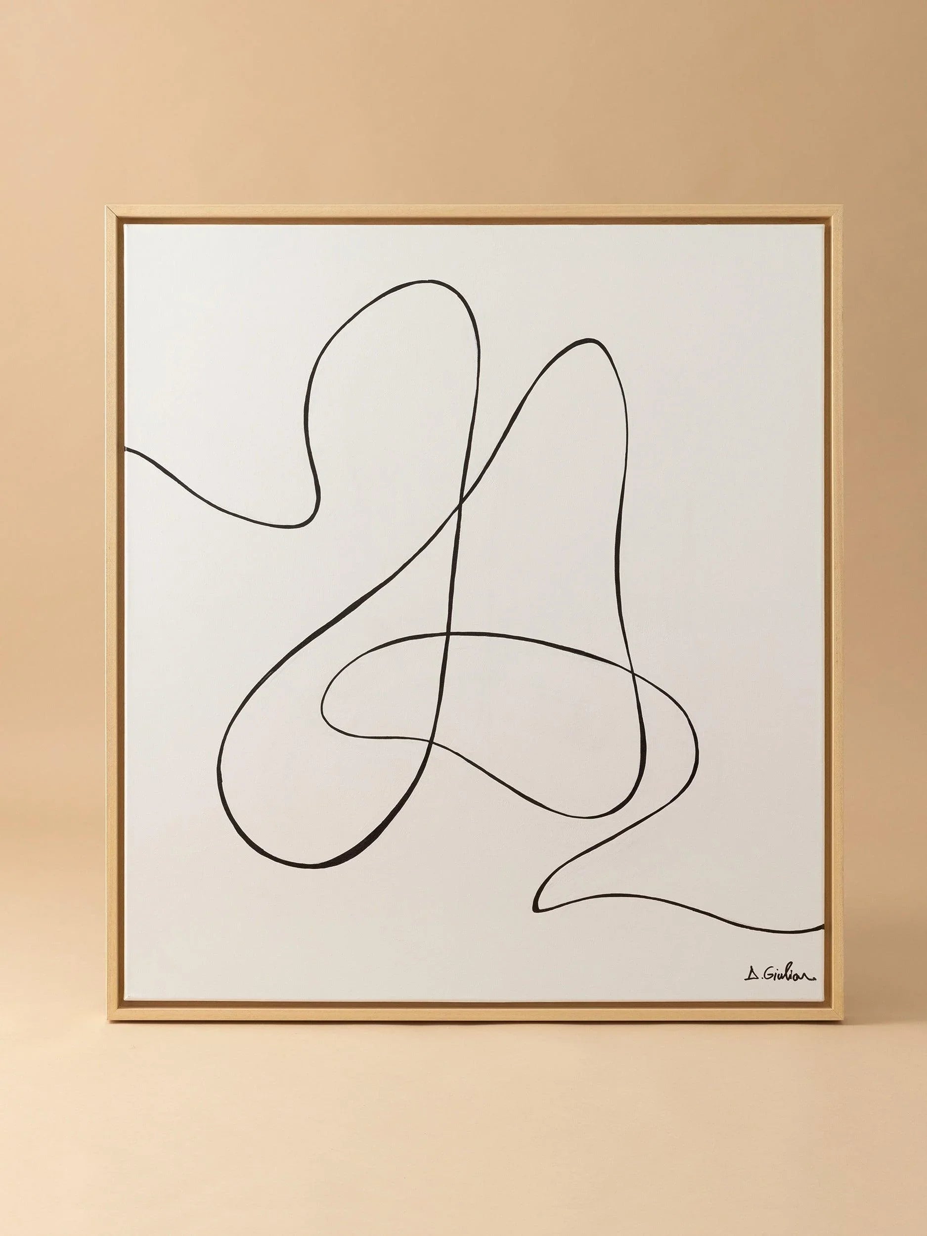 Tablou original de Giulian Dumitriu - "Gravitatie" - PARIS14A.RO