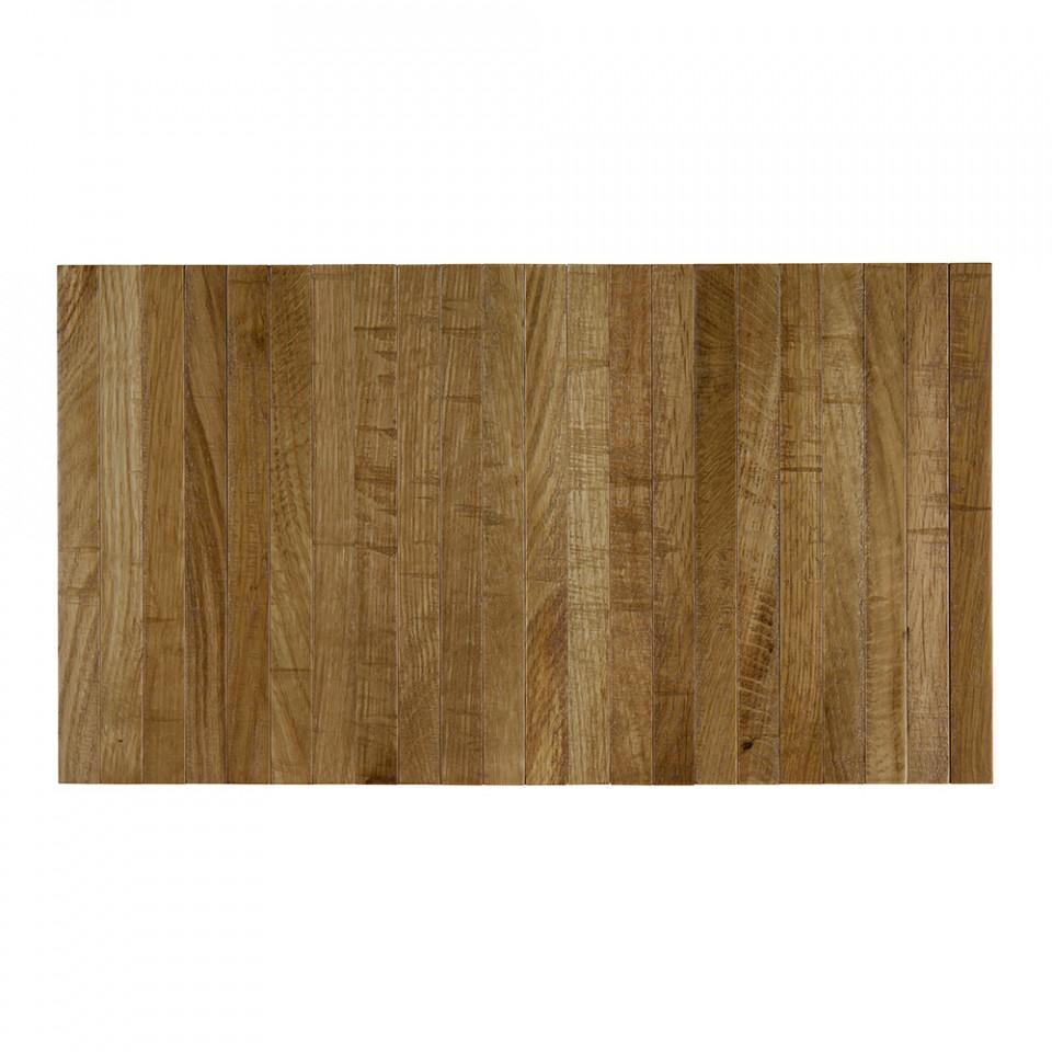 Tava maro din lemn de stejar pentru cotiera canapea 36x45 cm Flexible - PARIS14A.RO