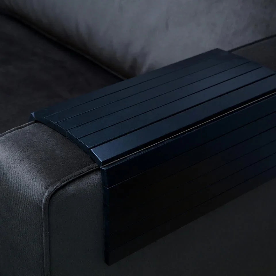 Tava pentru cotiera neagra din lemn 36x45 cm Flexible - PARIS14A.RO