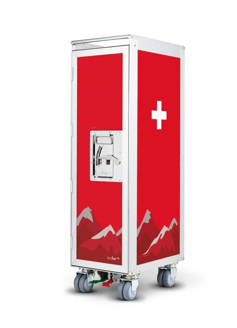 Troler avion pentru bar bordbar_new swiss cross - PARIS14A.RO