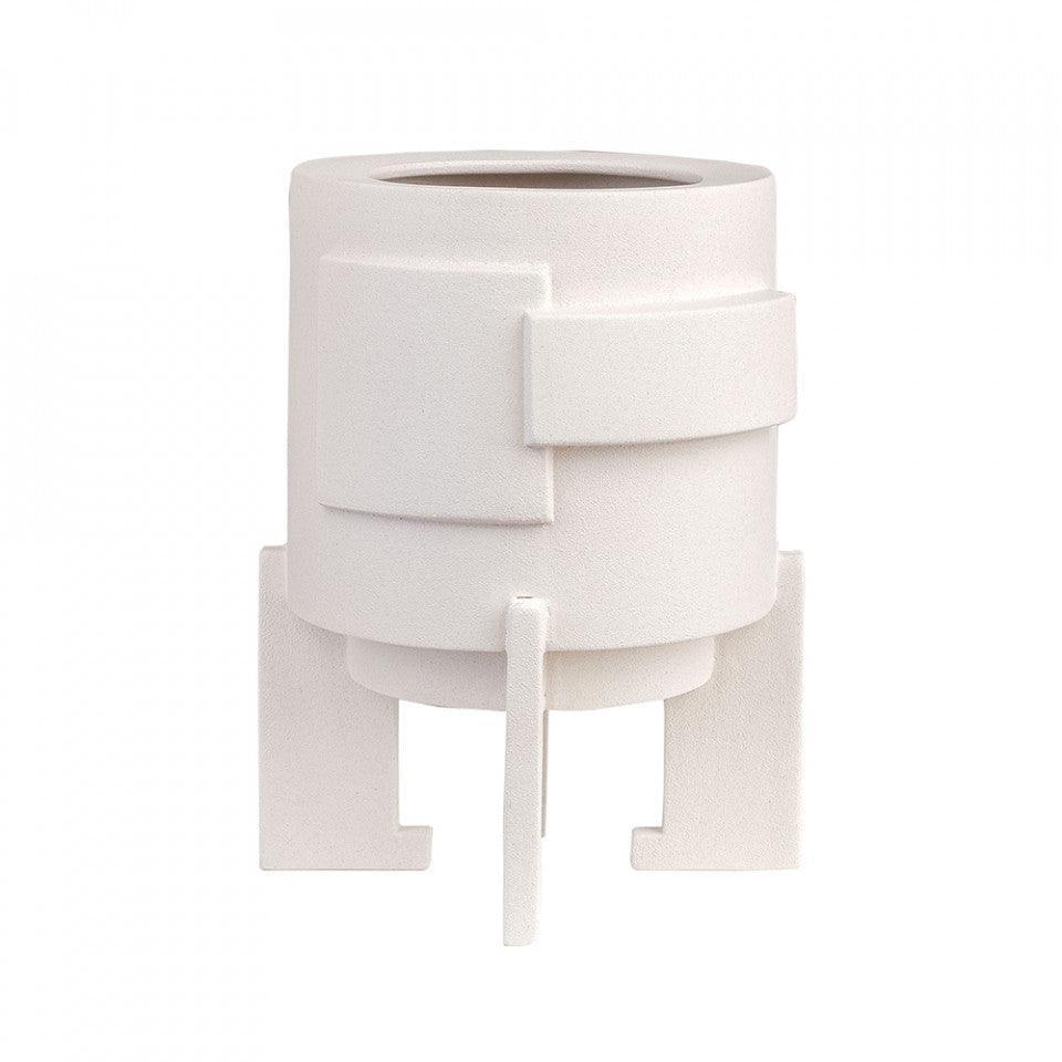 Vaza alba din ceramica 29 cm Nyp Versmissen - PARIS14A.RO