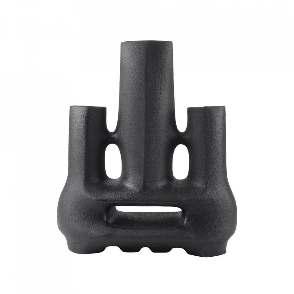Vaza decorativa neagra din ceramica 45 cm Linked Versmissen - PARIS14A.RO