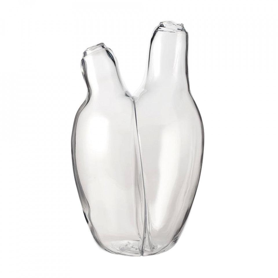 Vaza transparenta din sticla 40 cm Hug Bolia - PARIS14A.RO