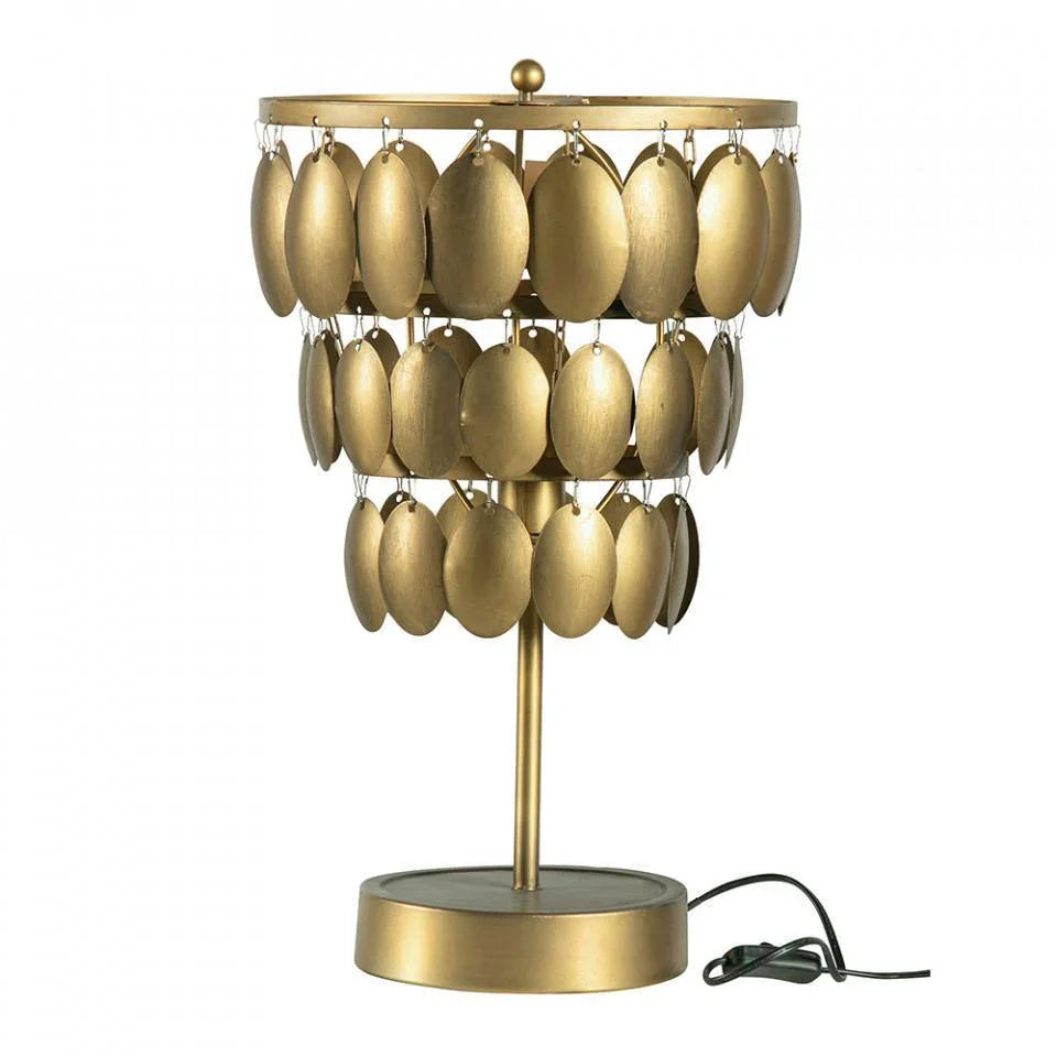 Veioza aurie din fier 58 cm Moondust - PARIS14A.RO