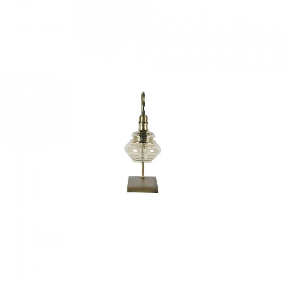 Veioza din alama si sticla 49 cm Obvious - PARIS14A.RO