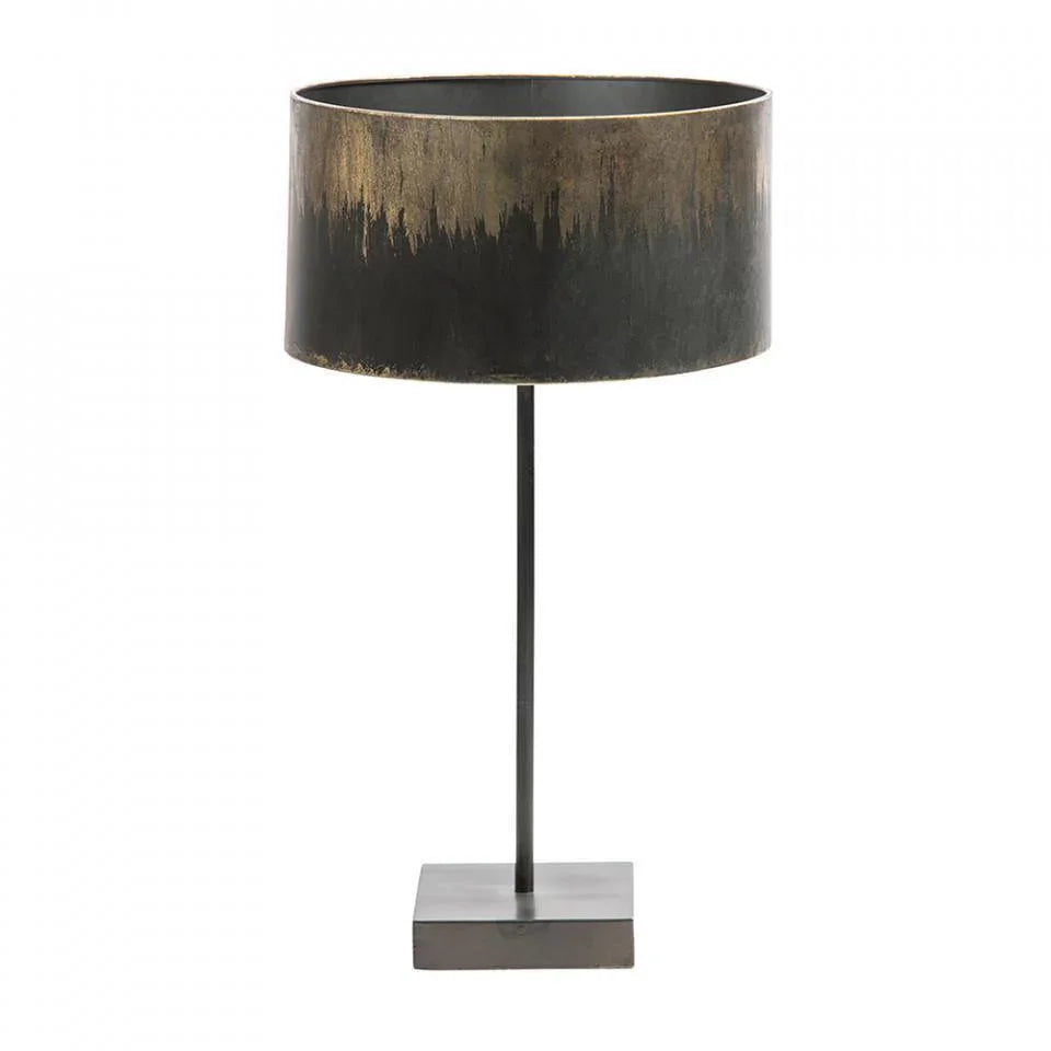 Veioza neagra/aurie din fier 56 cm Blackout - PARIS14A.RO