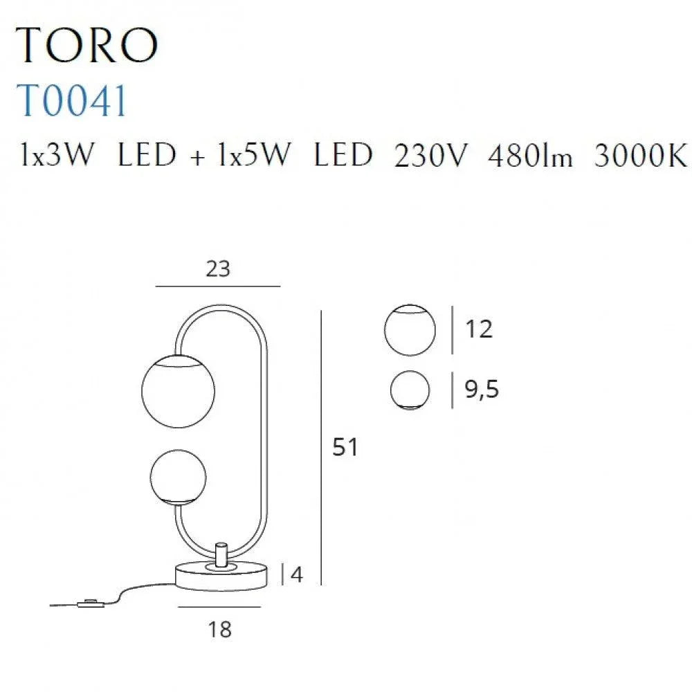 Veioza TORO MAXLIGHT T0041 - PARIS14A.RO