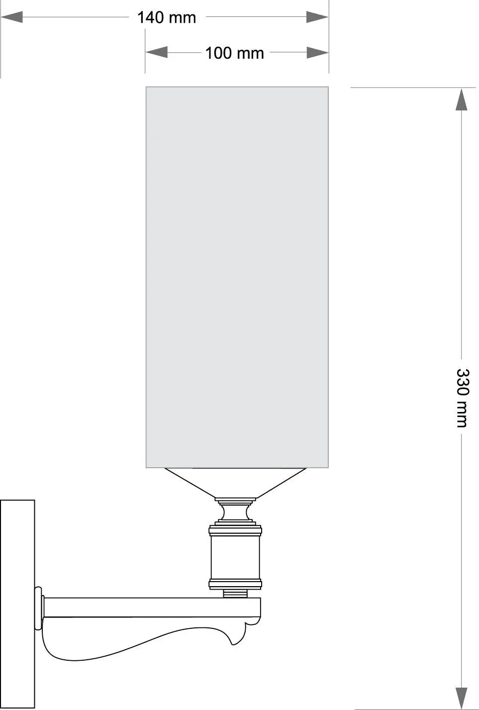 Aplica de perete Merano Kutek