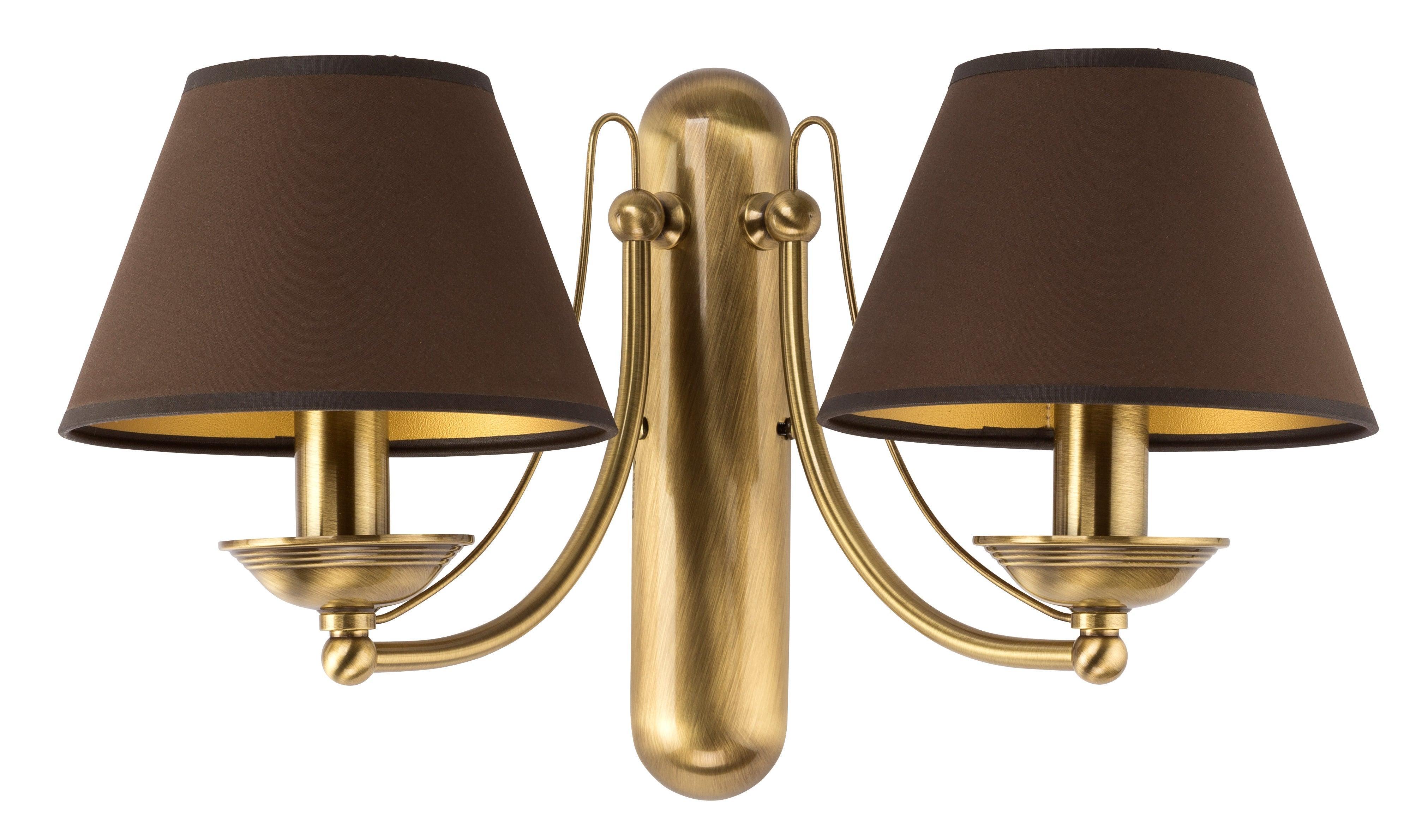 Aplica de perete cu doua abajururi din material N" Kutek"