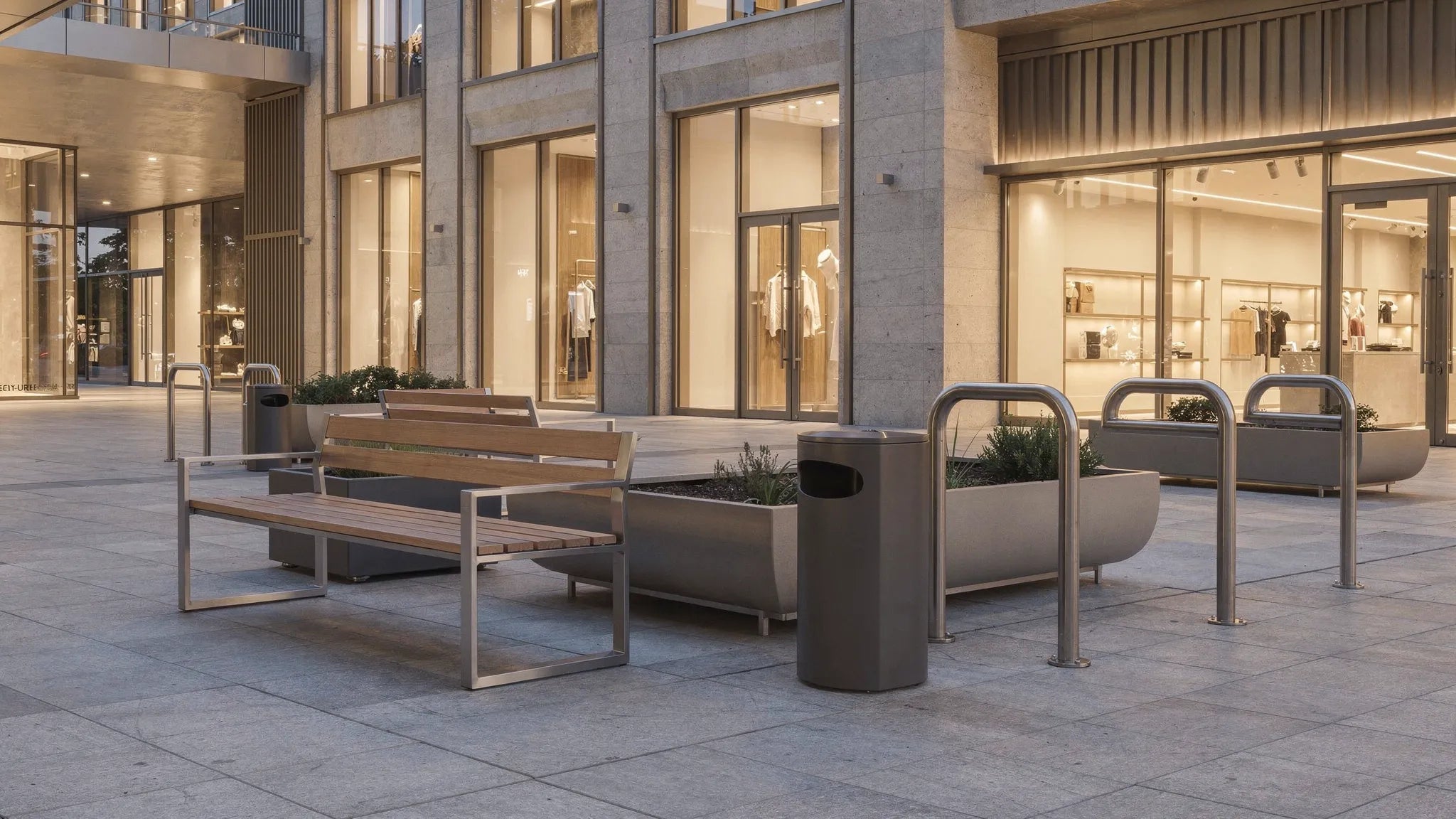 Mobilier urban: piese rezistente pentru spații publice și retail