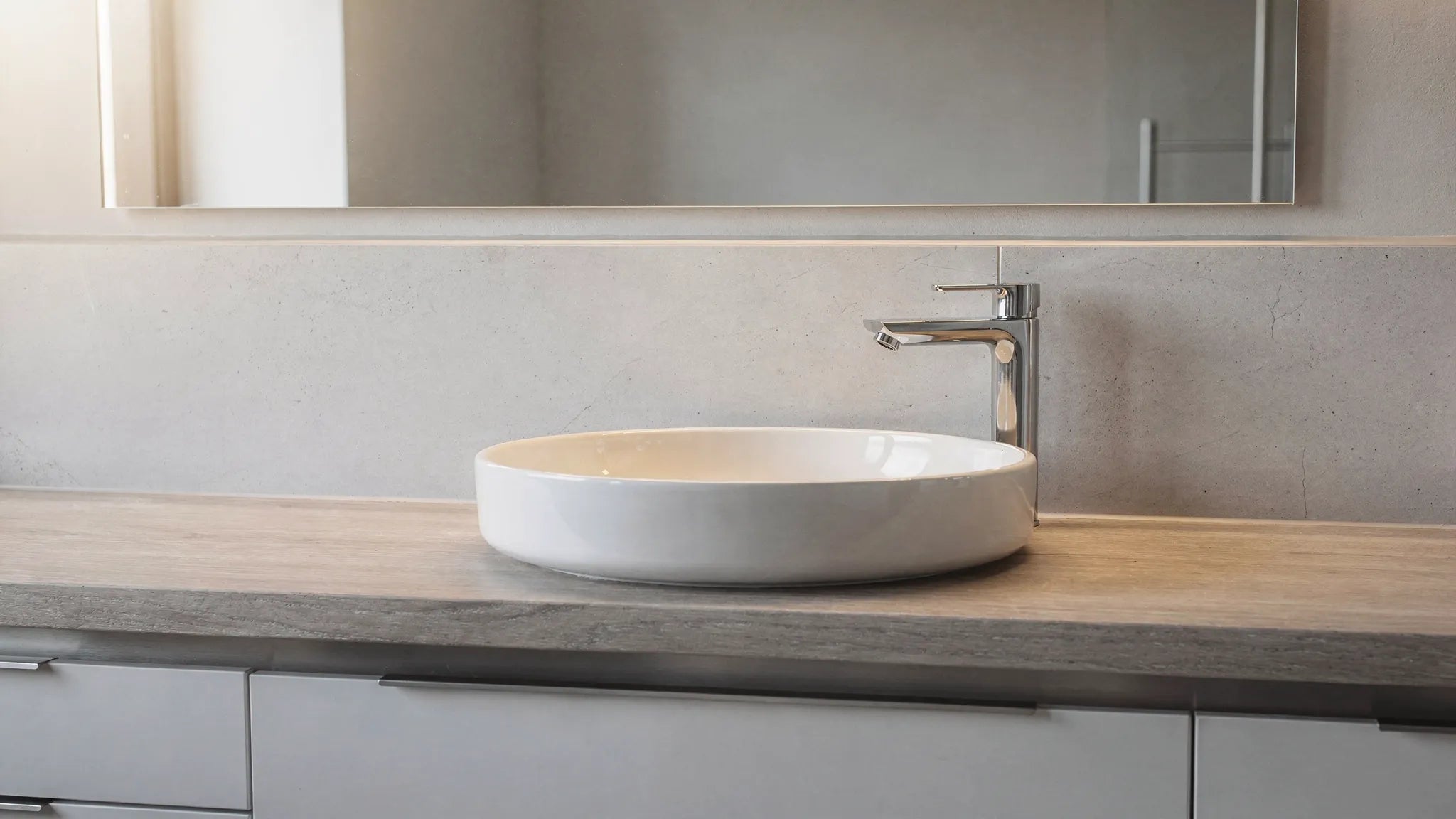 Lavoar baie pe blat: înălțime ideală și montaj