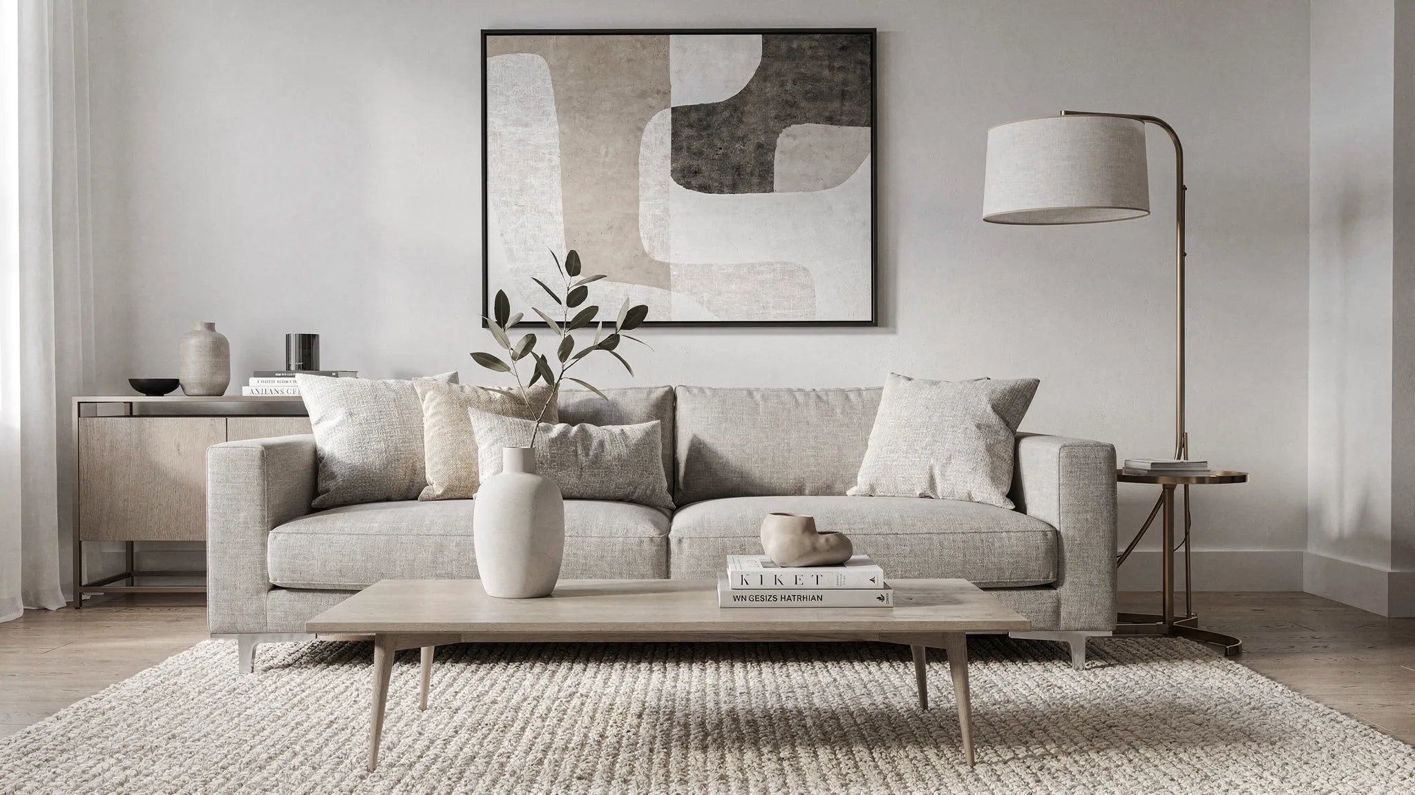 Decorațiuni living modern: 5 reguli de compoziție