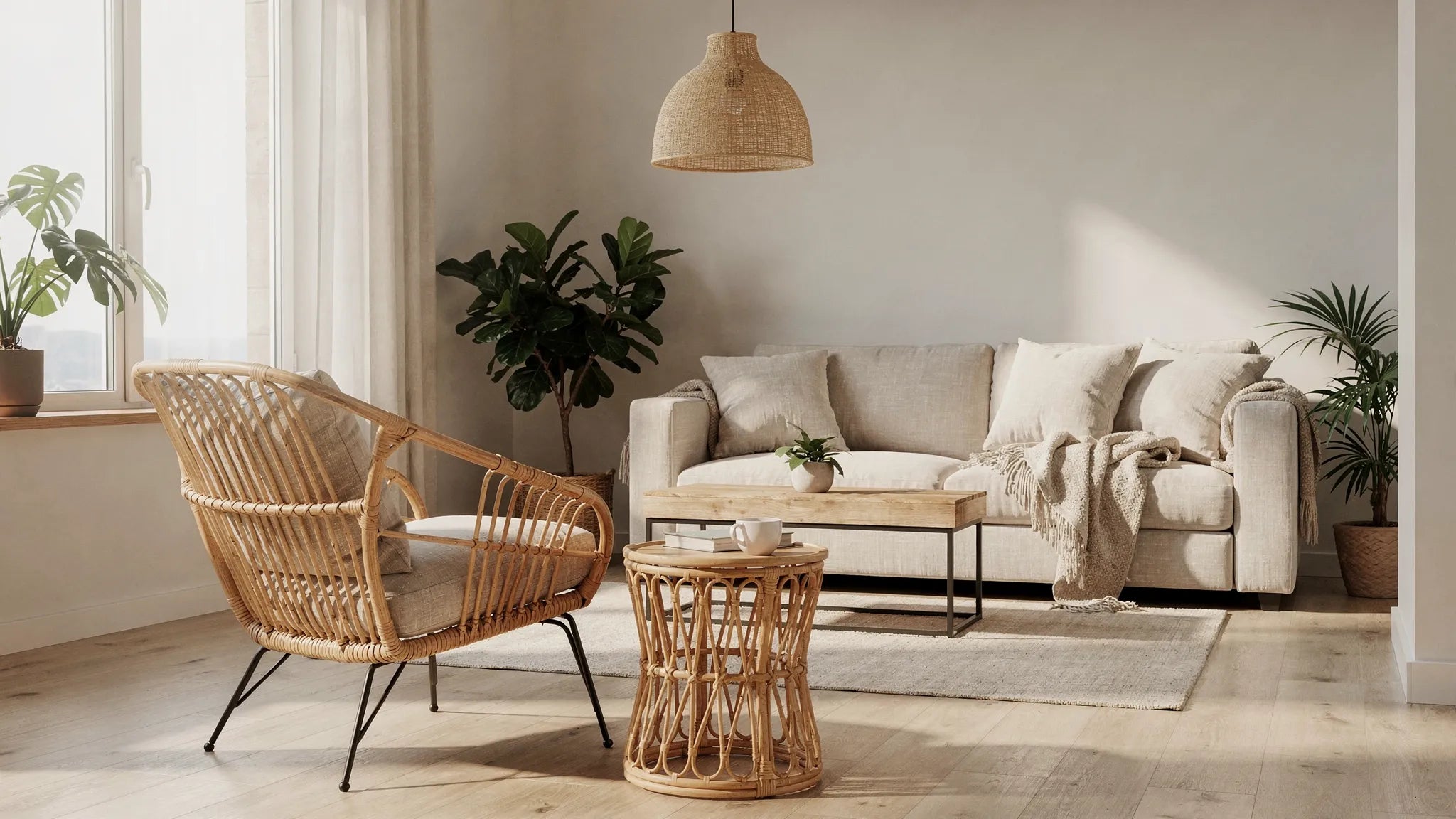 Mobilă ratan interior: unde arată bine și cum o întreții