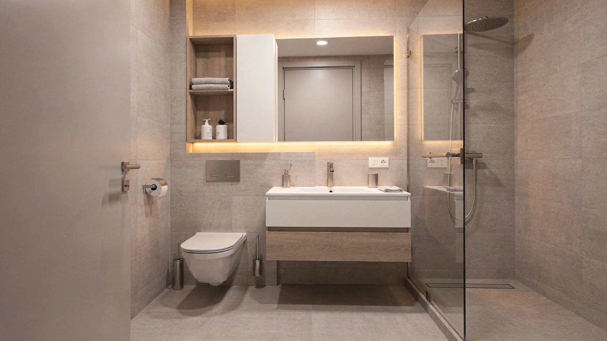 Amenajare baie mică: layout-uri care chiar funcționează