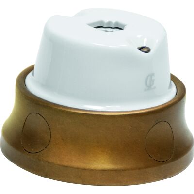 GI Gambarelli Fusion priză date cat. 5e porțelan și alamă | Portelan, Alama