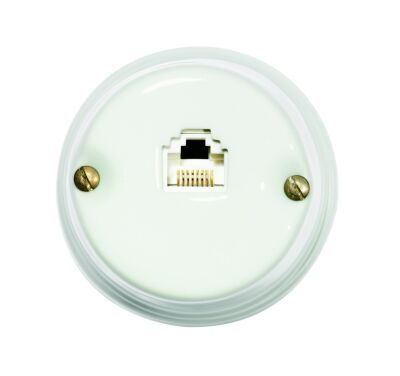 GI Gambarelli priză date cat. 5e porțelan | Portelan