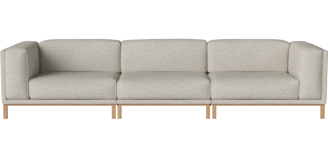 Bolia Canapea Modulară Cosy 3 Module Nantes - Țesătură Netedă, Nisip 349×94×75 cm 1