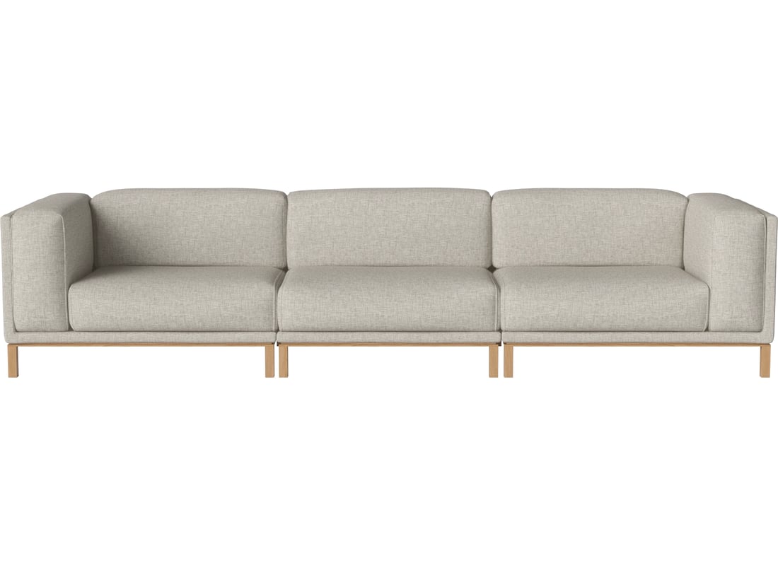 Bolia Canapea Modulară Cosy 3 Module Nantes - Țesătură Netedă, Nisip 349×94×75 cm 2