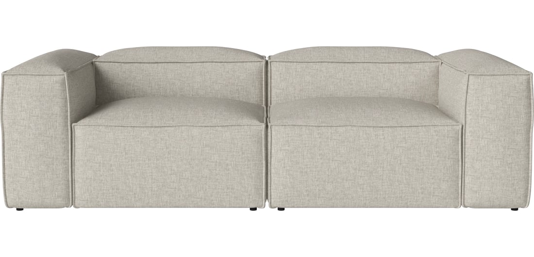 Bolia Canapea Modulară Cosima 2 Module Adâncime 100 cm cu Modul de Colț Mic Nantes - Țesătură Netedă, Nisip 246×105×66 cm 1