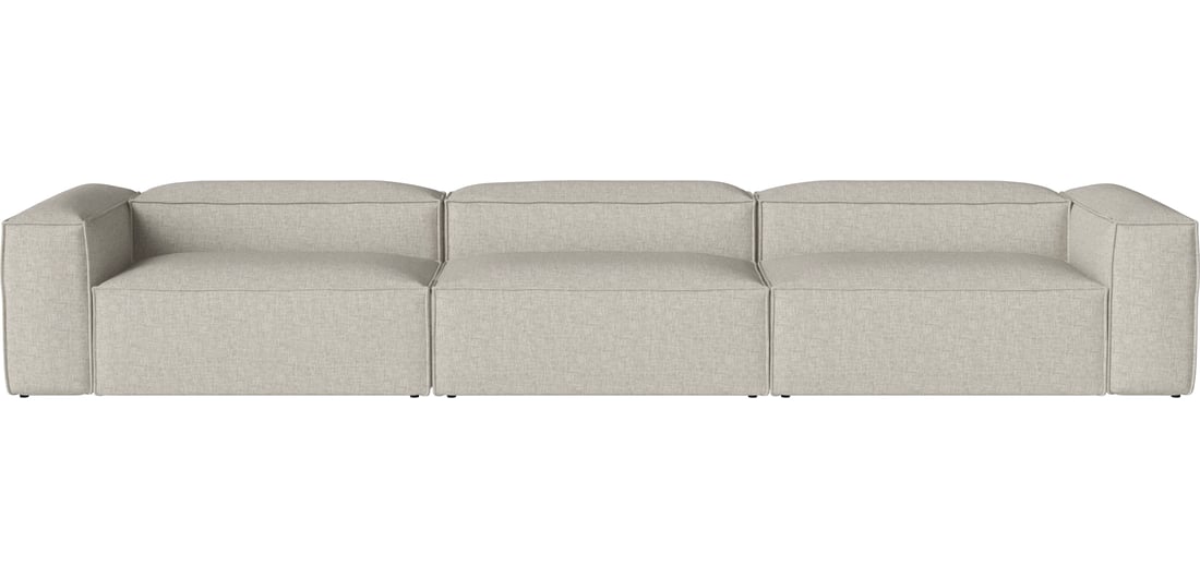 Bolia Canapea Modulară Cosima 3 Module Adâncime 100 cm - Mare Nantes - Țesătură Netedă, Nisip 429×105×66 cm 1