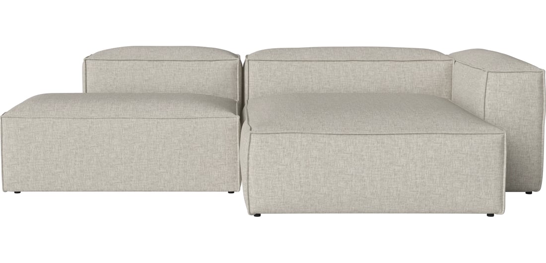 Bolia Canapea Modulară Cosima 2 Module Adâncime 100 cm cu Șezlong Mare - Dreapta - și Open-End - Stânga Nantes - Țesătură Netedă, Nisip 276×105×66 cm 1