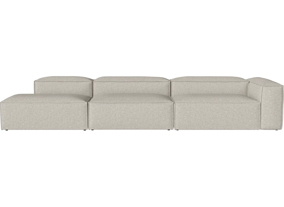 Bolia Canapea Modulară Cosima cu 3 Module și Open-end - Stânga Nantes - Țesătură Netedă, Nisip 399×105×66 cm 2