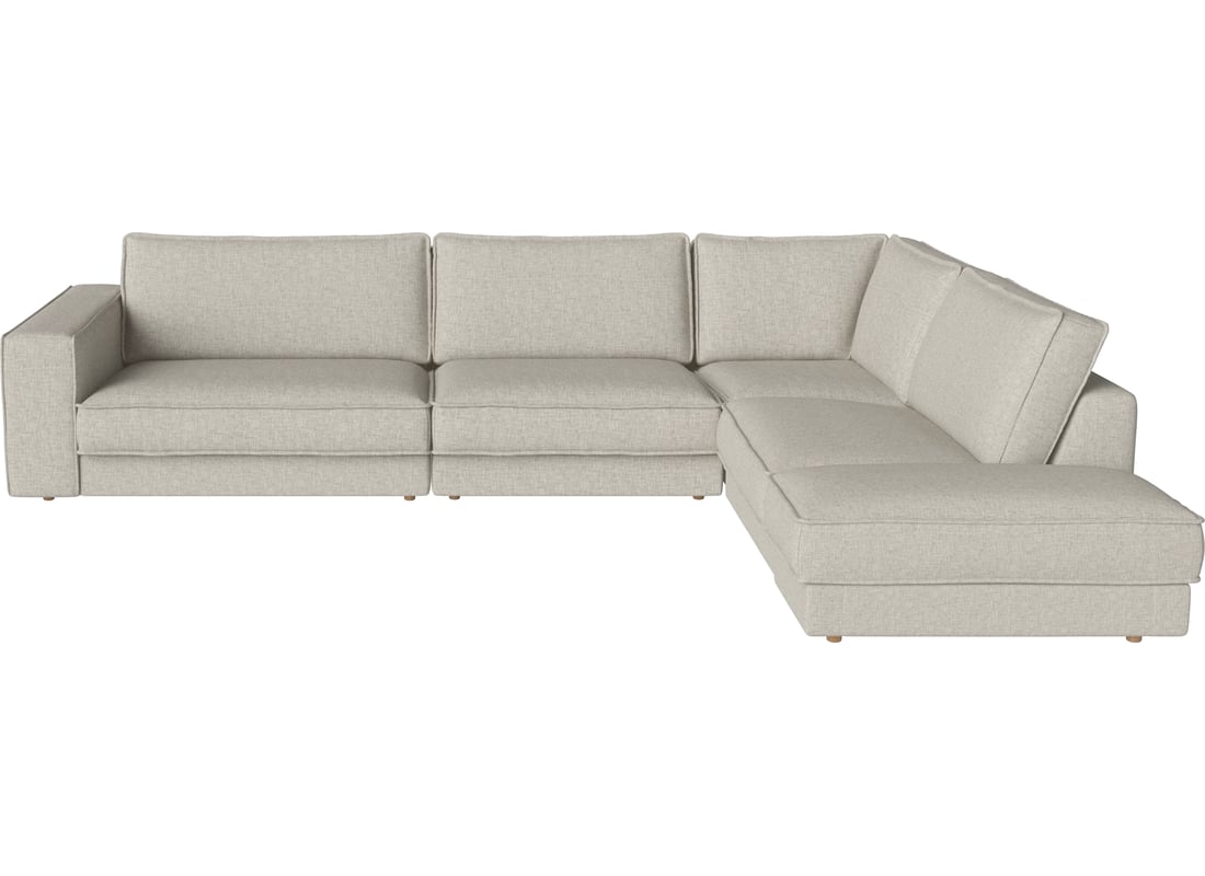 Bolia Canapea Modulară Noora cu 5 Module 345×270 cm Nantes - Țesătură Netedă, Nisip 345×270×80 cm 2