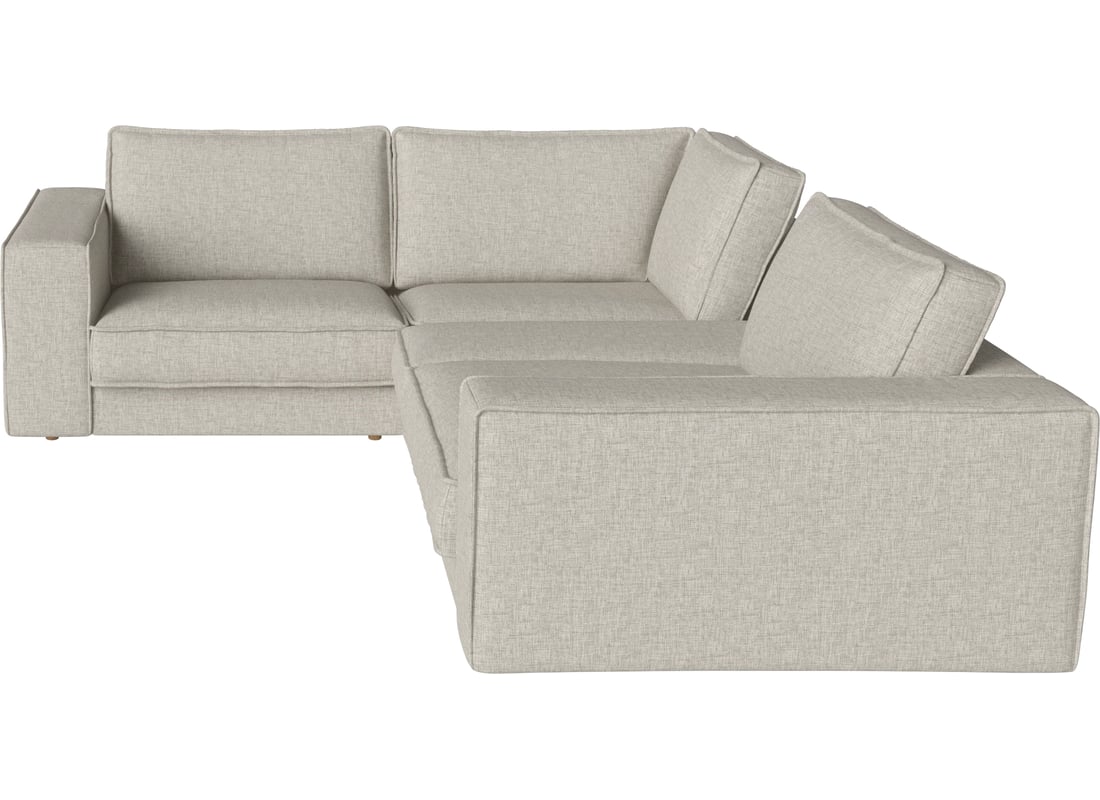 Bolia Canapea Modulară Noora 4 Module 235×275 cm Nantes - Țesătură Netedă, Nisip 235×127×80 cm 2