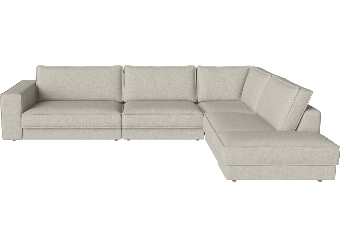 Bolia Canapea Modulară Noora cu 5 Module 352×270 cm Nantes - Țesătură Netedă, Nisip 352×270×80 cm 2