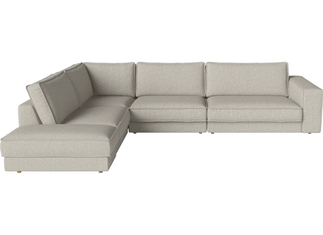 Bolia Canapea Modulară Noora cu 5 Module 352×270 cm Nantes - Țesătură Netedă, Nisip 352×270×80 cm 2