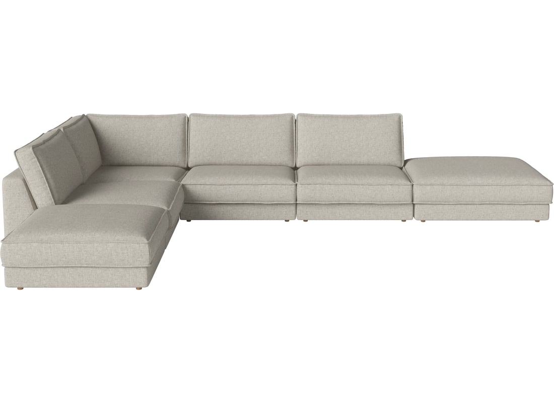 Bolia Canapea Modulară Noora cu 6 Module 427×320 cm Nantes - Țesătură Netedă, Nisip 427×320×80 cm 2