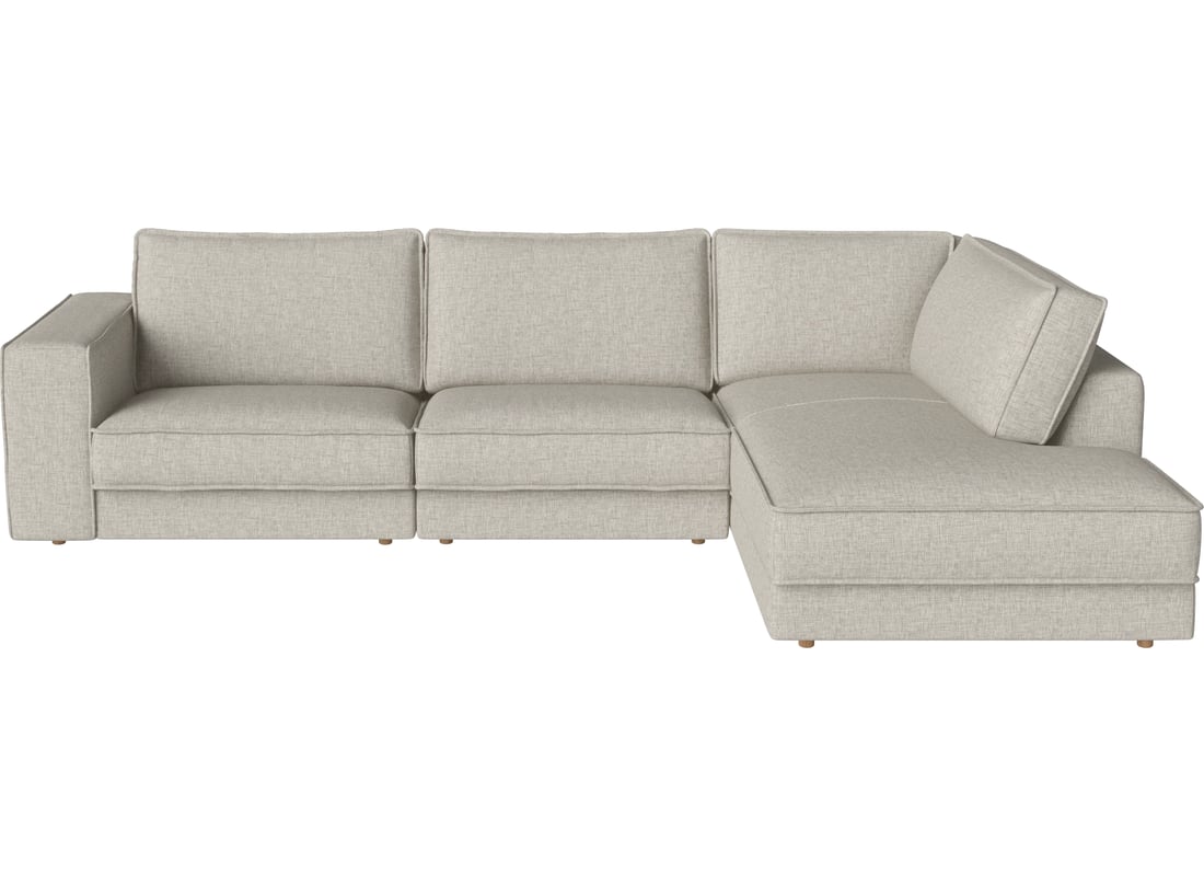 Bolia Canapea Modulară Noora cu 3 Module și Open-end Mic – Dreapta Nantes - Țesătură Netedă, Nisip 305×107×80 cm 2
