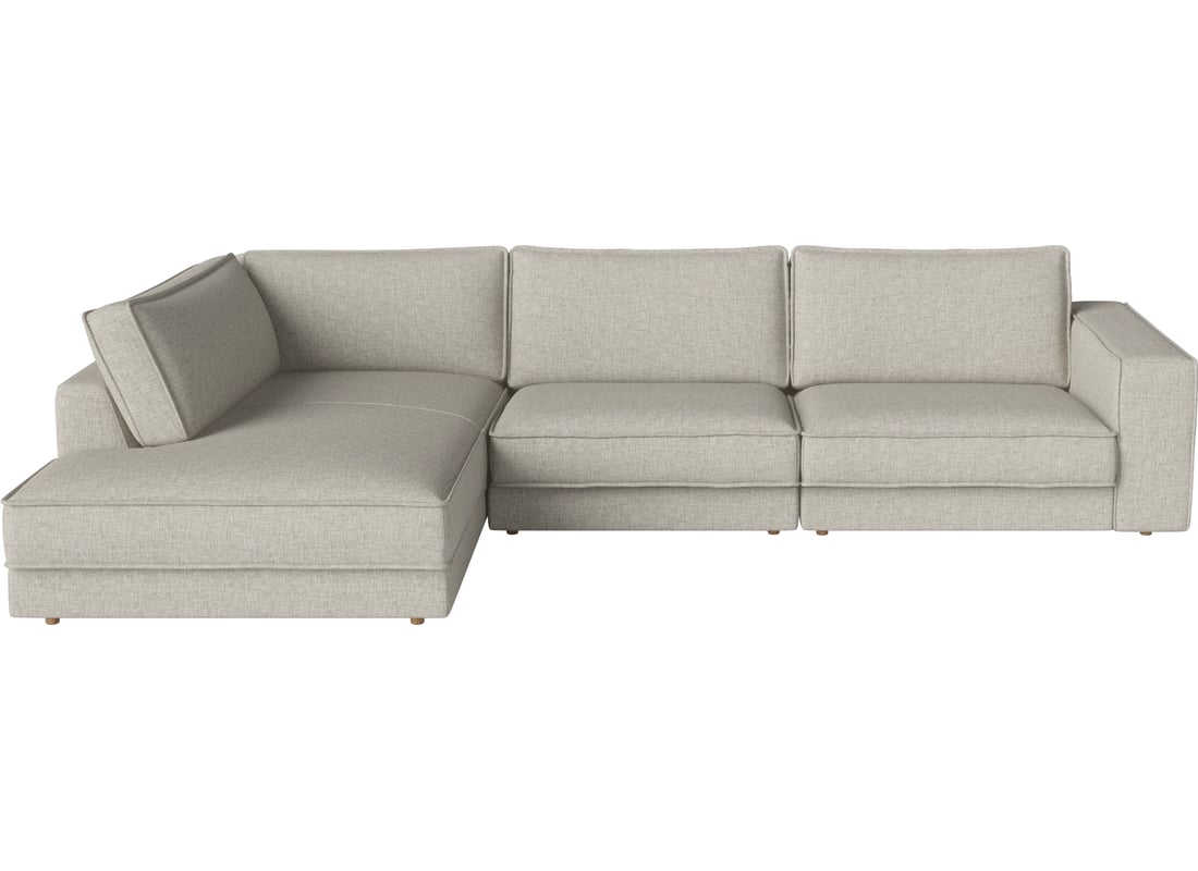 Bolia Canapea Modulară Noora cu 3 Module și Open-end Mare – Stânga Nantes - Țesătură Netedă, Nisip 345×127×80 cm 2
