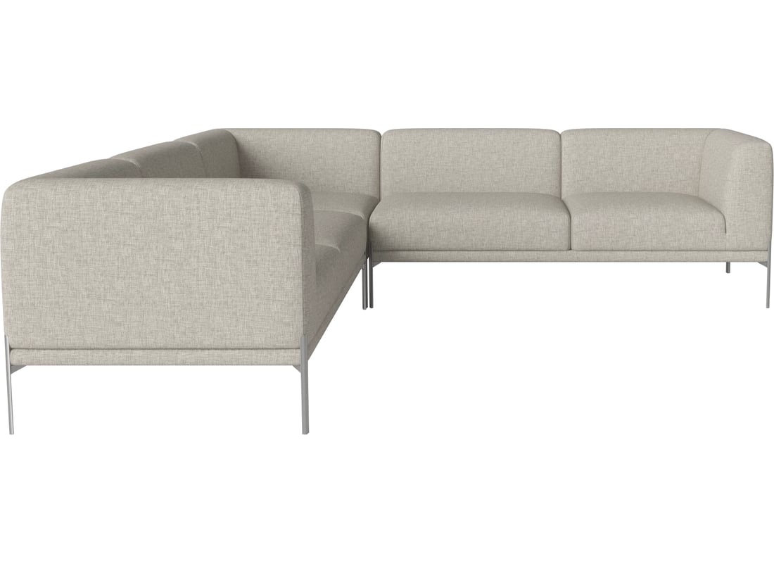 Bolia Canapea Colțar Caisa 6 Persoane (273×273) Nantes - Țesătură Netedă, Nisip 273×273×73 cm 2