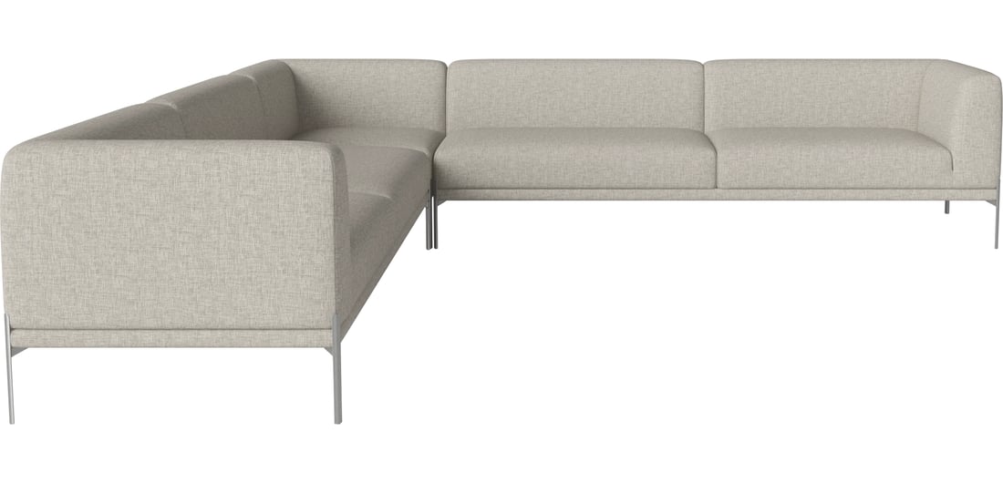 Bolia Canapea Colțar Caisa 7 Persoane (333×333) Nantes - Țesătură Netedă, Nisip 333×333×73 cm 1